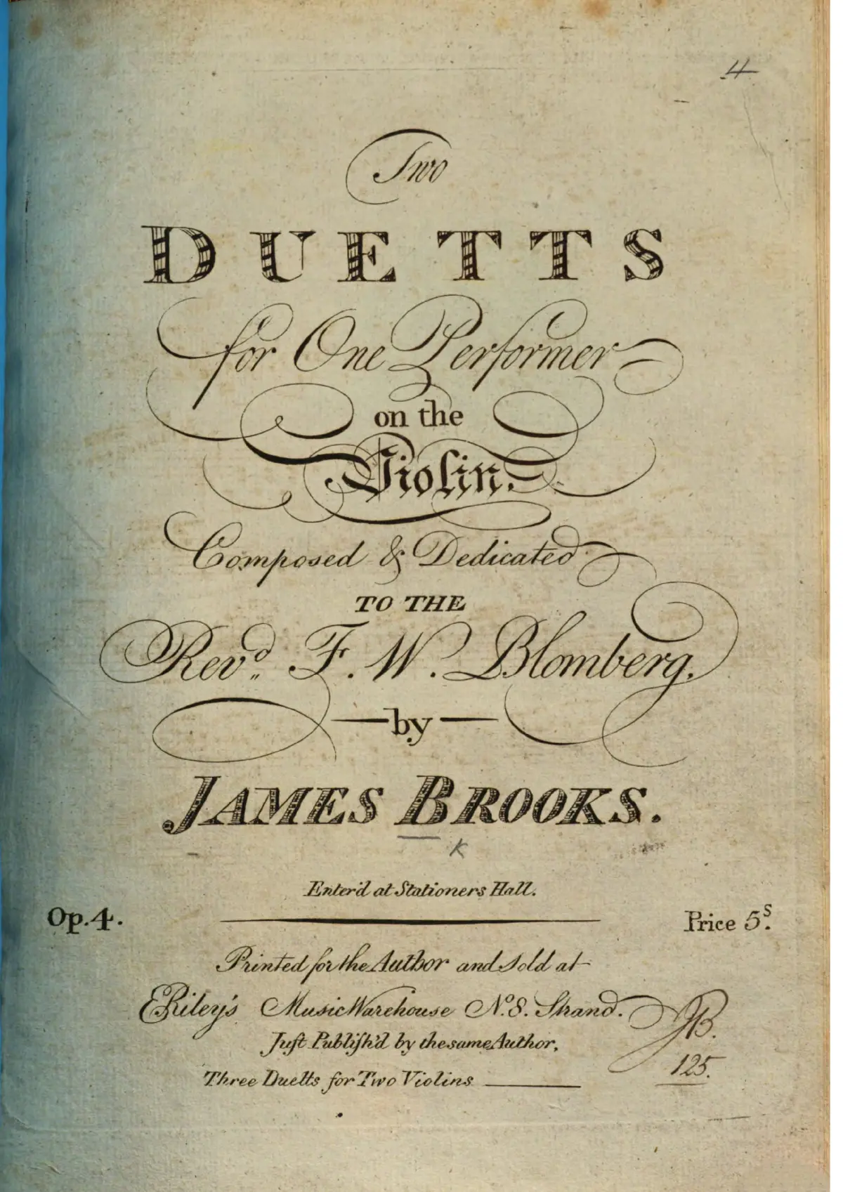 2 Duets for 1 Violin - Page 1