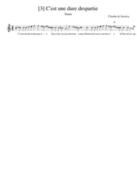 [3] C'est une dure despartie
