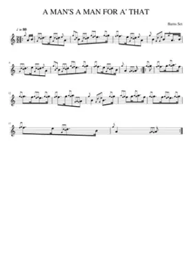 A MAN'S A MAN FOR A' THAT