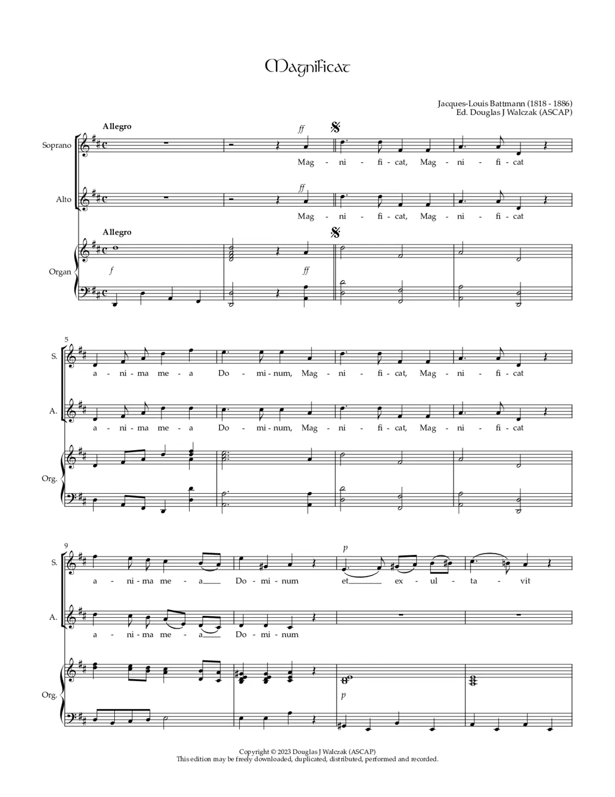 Magnificat - Page 1