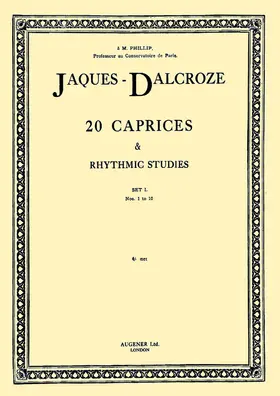 20 Caprices et Etudes Rythmiques
