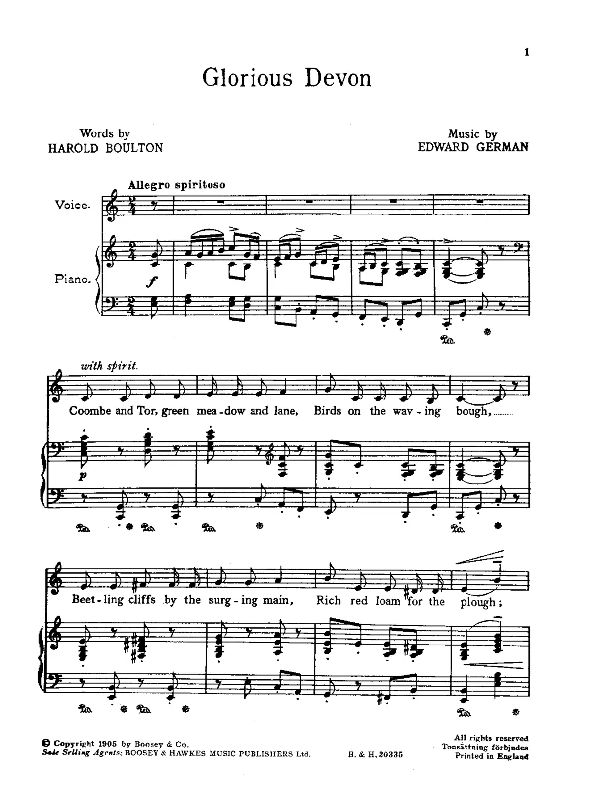 3 Baritone Songs - Page 1