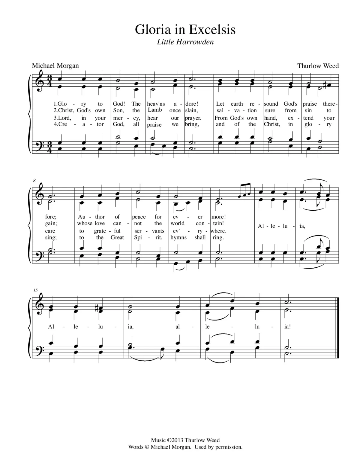 Gloria in excelsis - Page 1