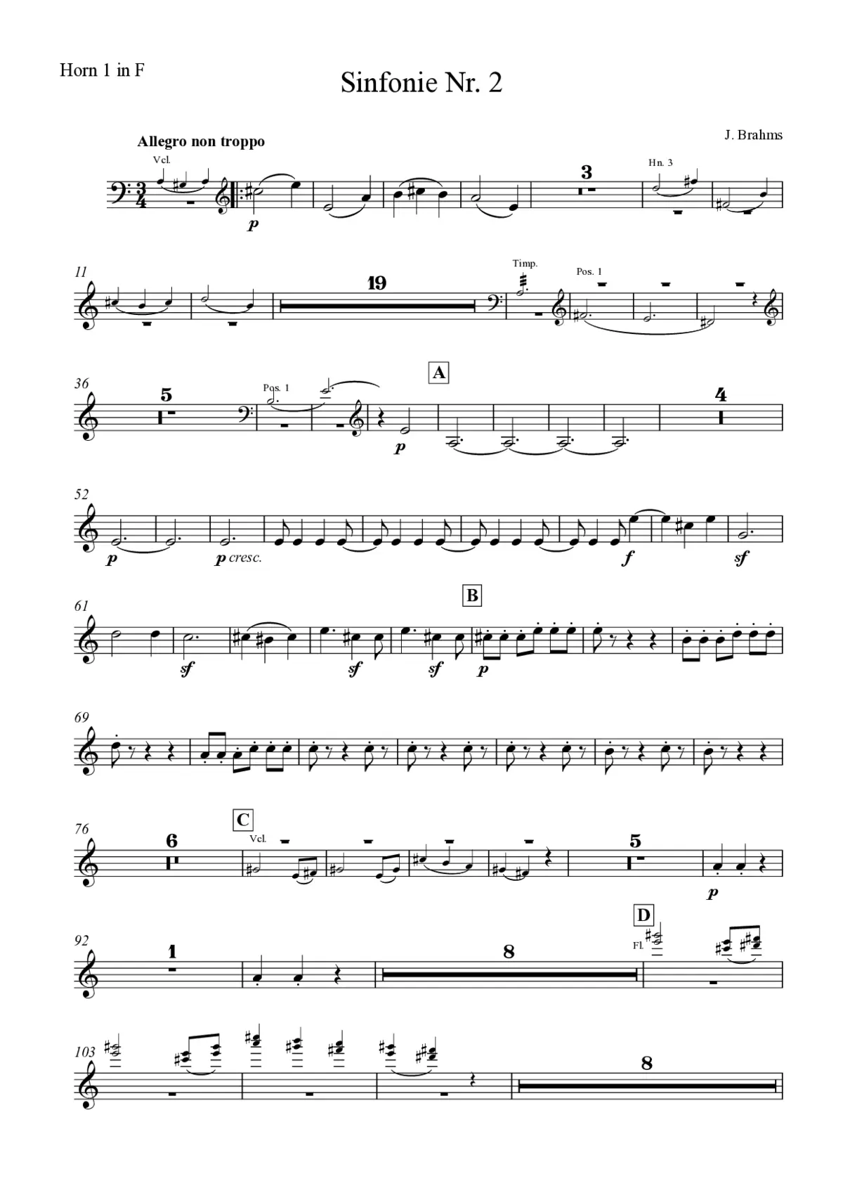 Symphony No.2 - Page 1