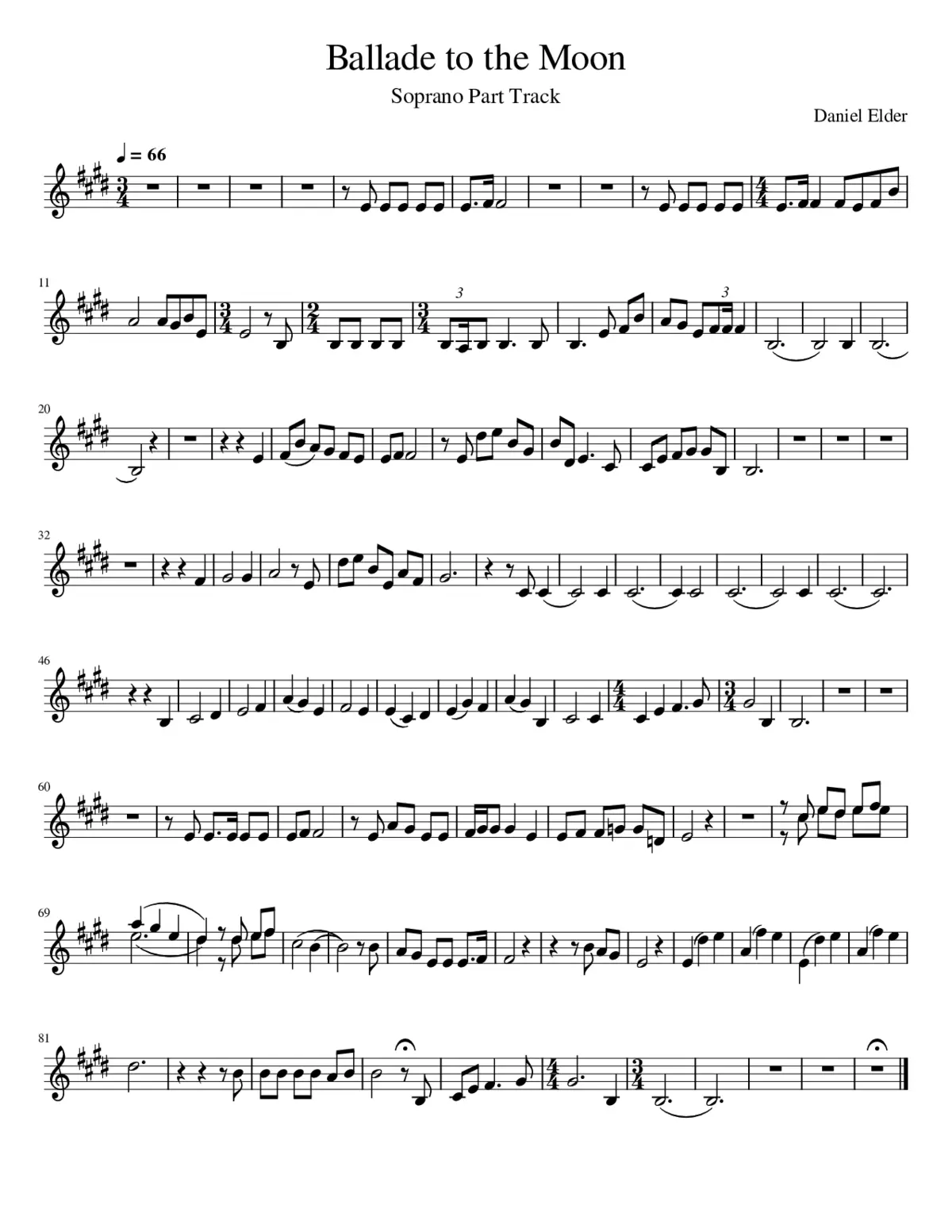 Ballade to the Moon - Page 1