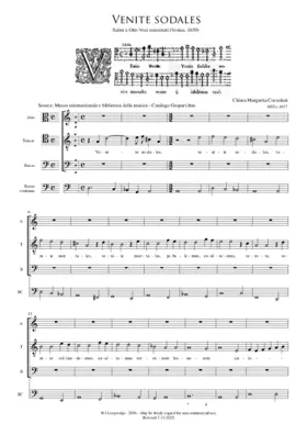 Venite sodales