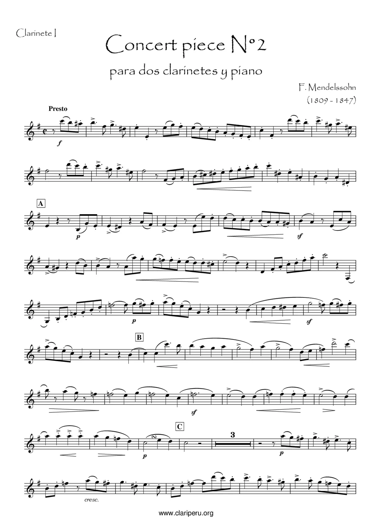 Concert Piece No.2 - Page 1