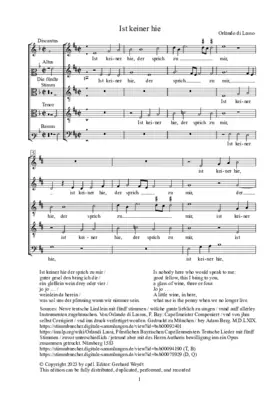 Ist keiner hie der sprich zu mir