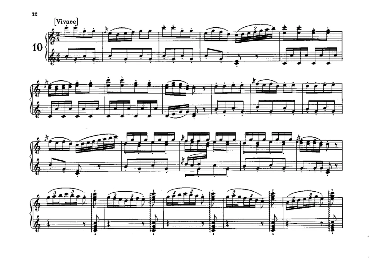Flötenuhr in C major, Hob.XIX:23 - Page 1
