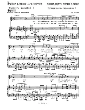 12 Songs after Goethe