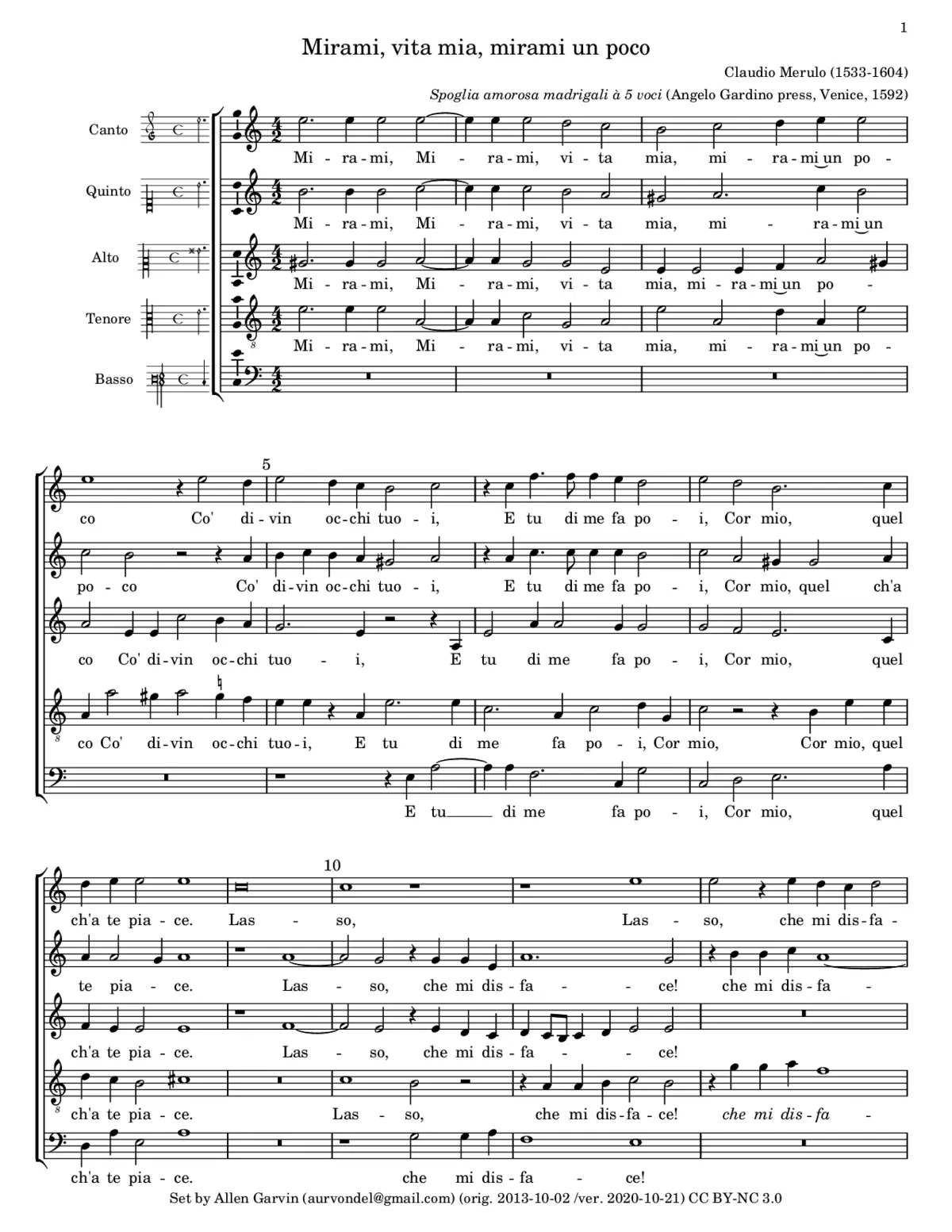 Mirami, vita mia, mirami un poco - Page 1