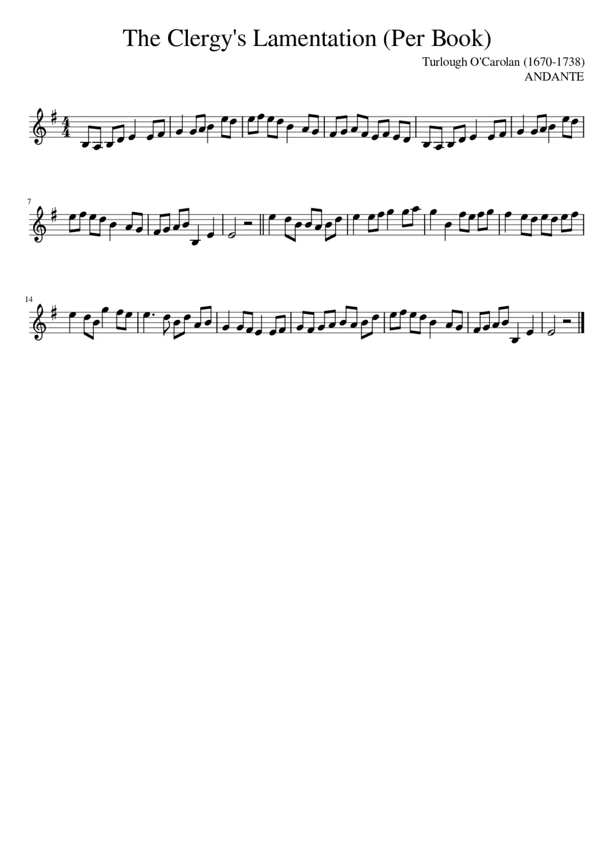 The Clergy's Lamentation - Page 1