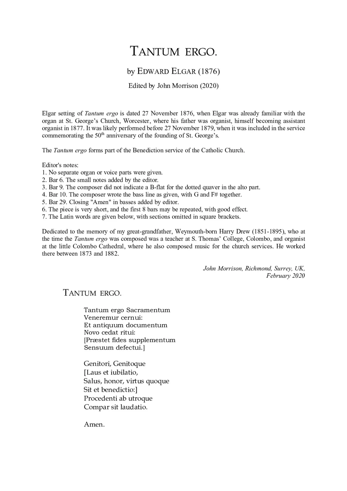 Tantum Ergo - Page 1