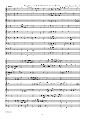 Triumphalis recurrit dies beati Martini a 16