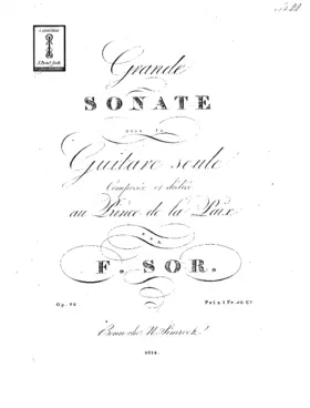 Grande Sonata per chitarra