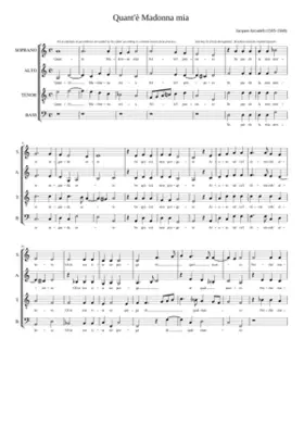 Quant'è Madonna mia