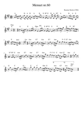 Menuet nr.60
