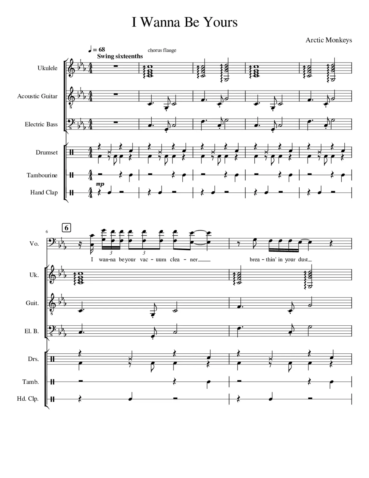 i wanna be yours - Page 1
