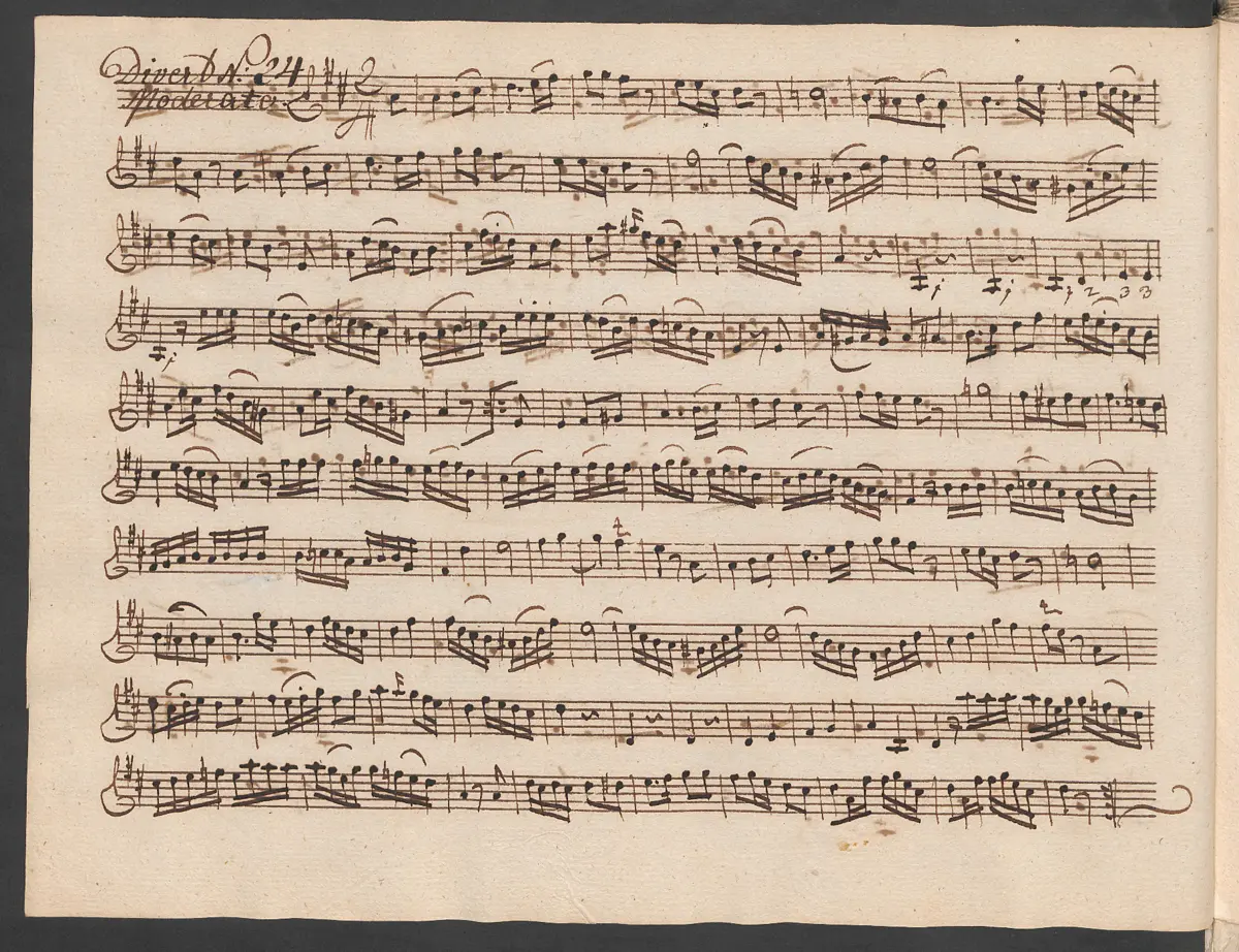 Baryton Trio in D major - Page 1