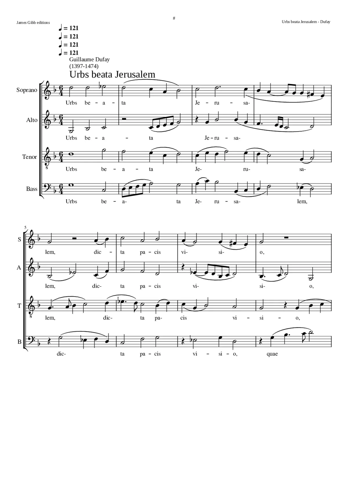 Urbs Beata Jerusalem - Page 1