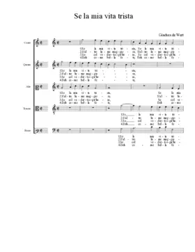 Se la mia vita trista