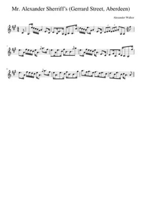Mr. Alexander Sherriff's (Gerrard Street Aberdeen)