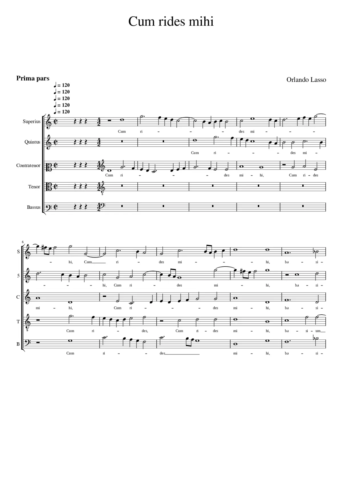 Cum rides mihi - Page 1