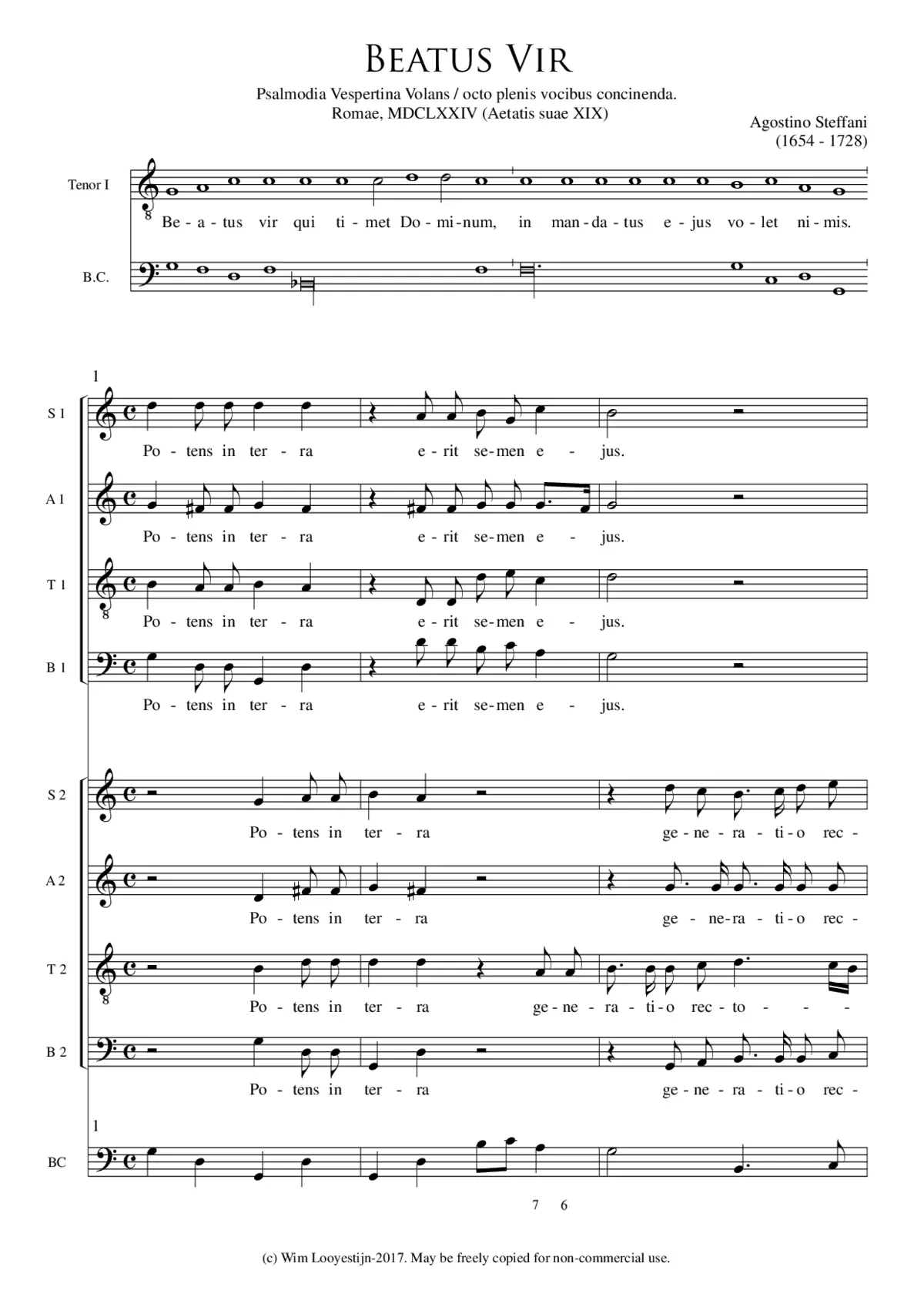 Beatus vir - Page 1
