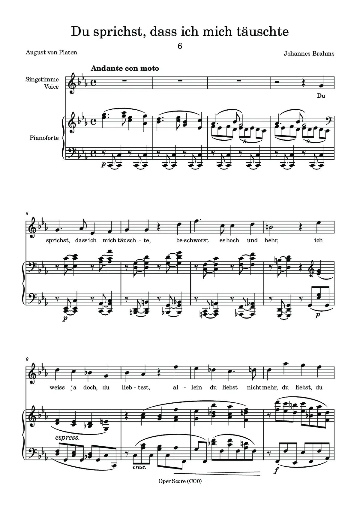 Du sprichst, dass ich mich täuschte. - Page 1