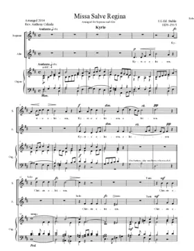 Missa Salve Regina (a 2)