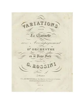 Introduzione, Tema e Variazioni