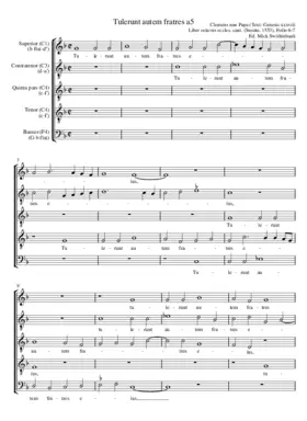 Tulerunt autem fratres