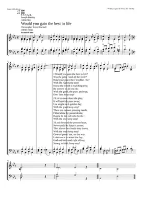 Would you gain the best in life