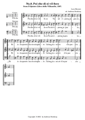 Poi che di si vil foco