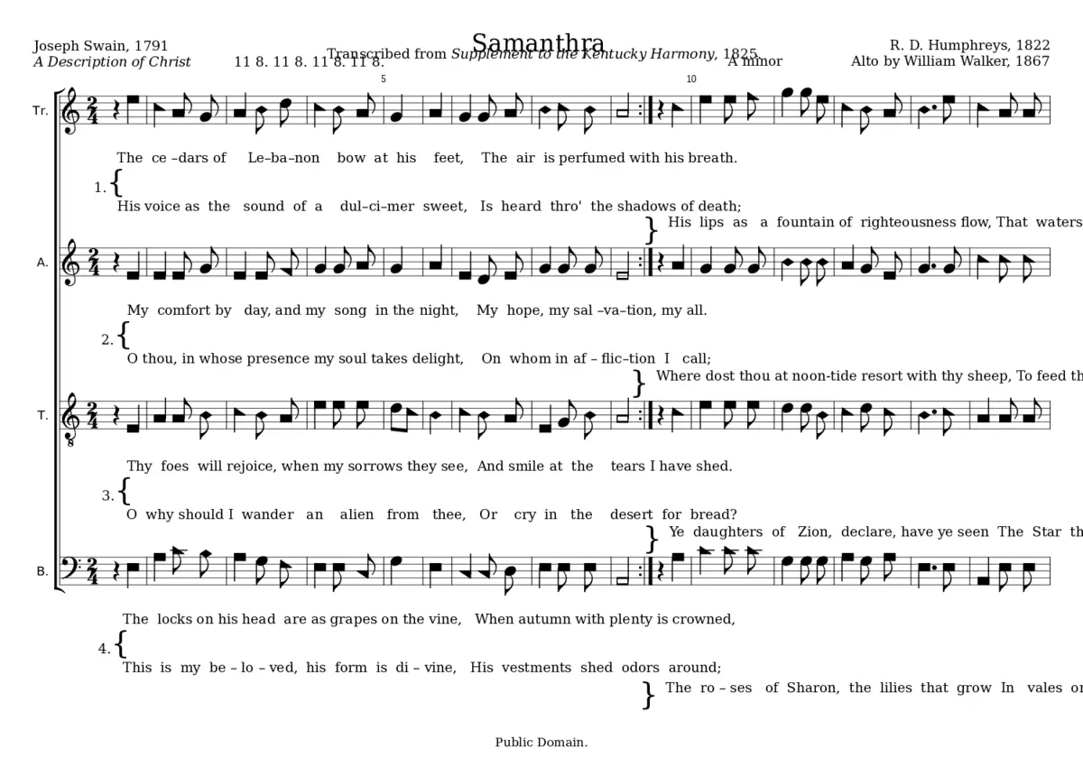 Samanthra - R. D. Humphreys - Page 1