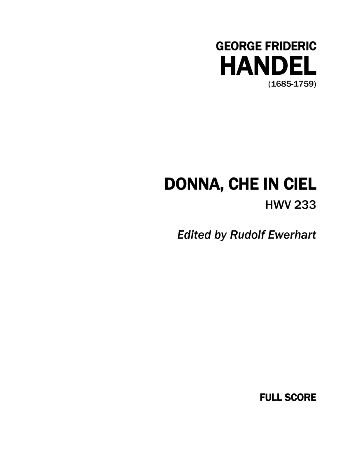 Donna, che in ciel - Page 1