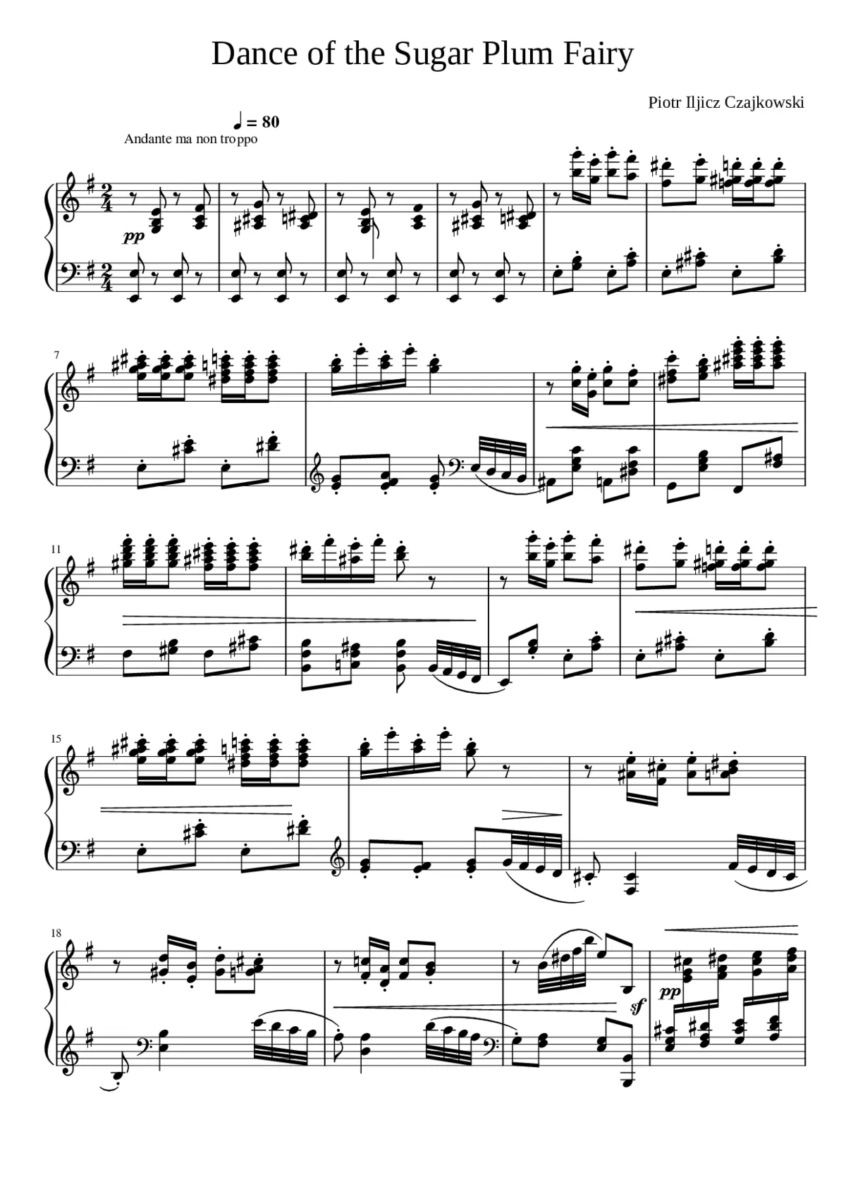 The Nutcracker (ballet) Op.71 - Page 1