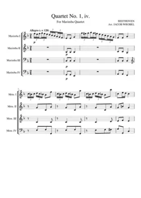 String Quartet No.1 Op.18 No.1