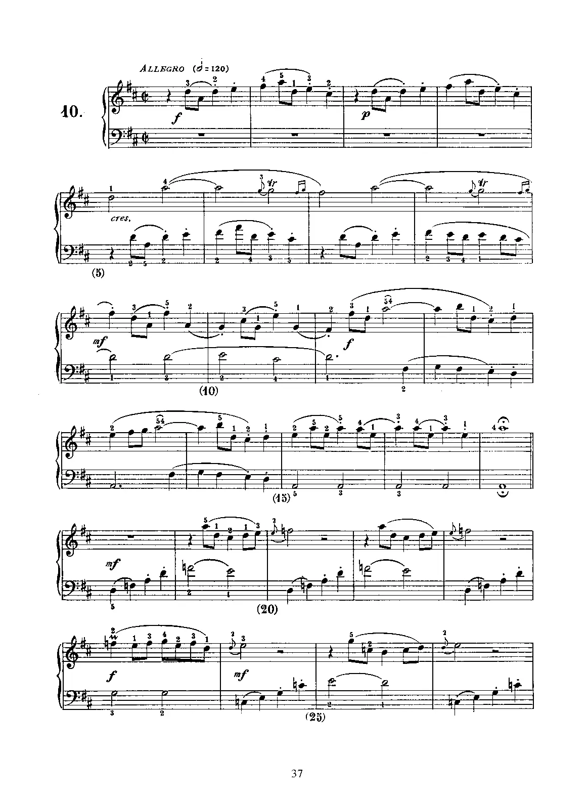 Keyboard Sonata in D major - Page 1