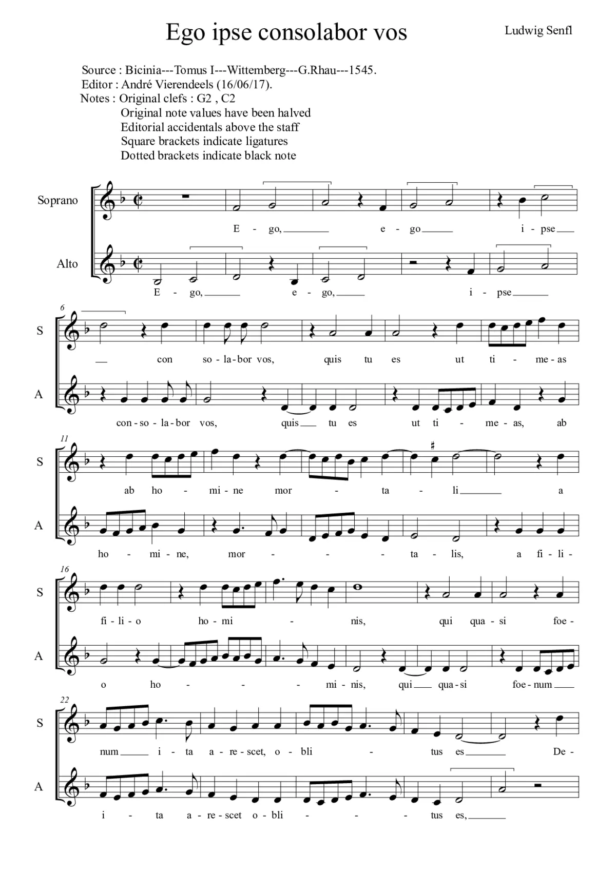 Ego ipse consolabor vos - Page 1