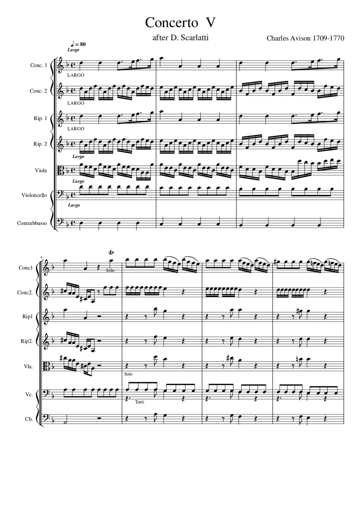 Concerto Grosso 5 - Page 1