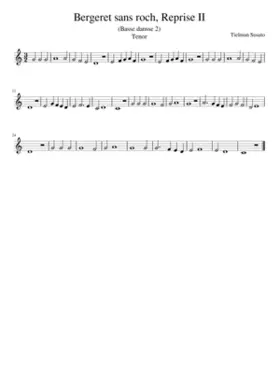 Bergeret sans roch Reprise II