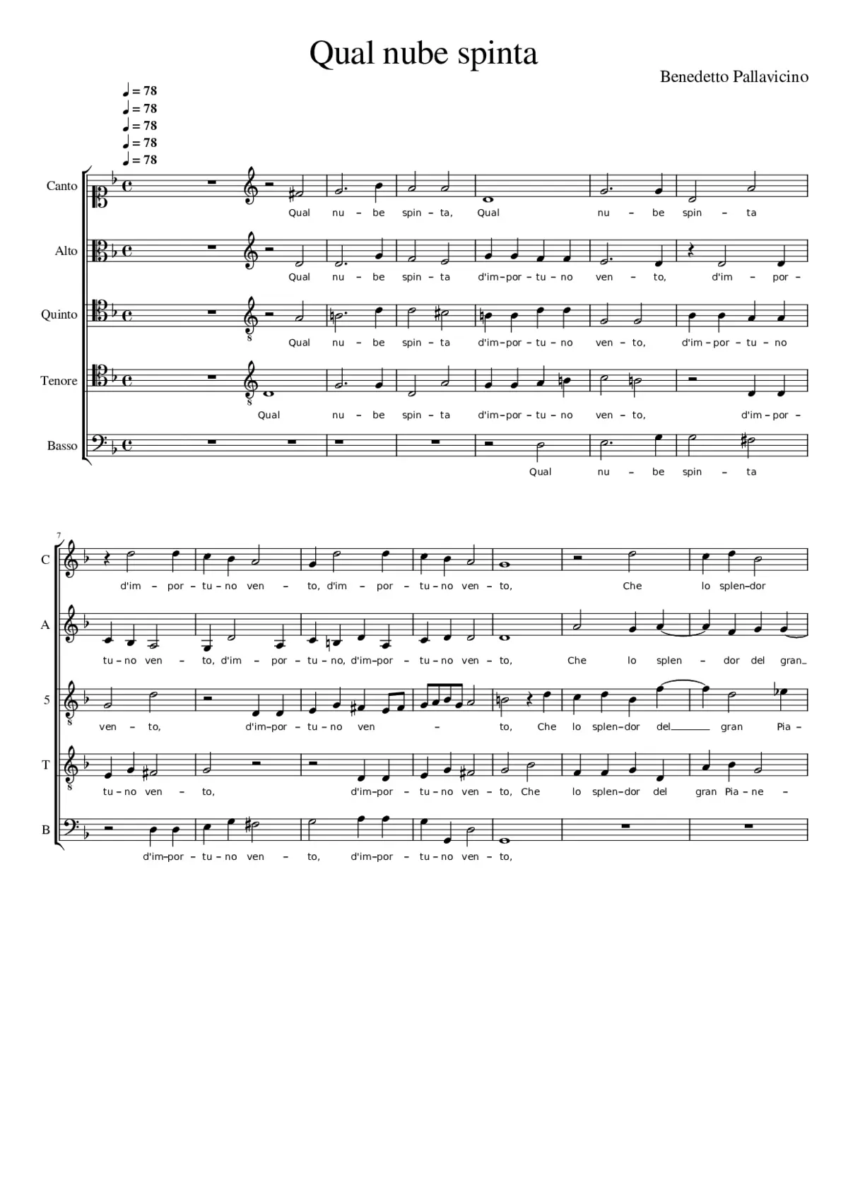 Qual nube spinta - Page 1
