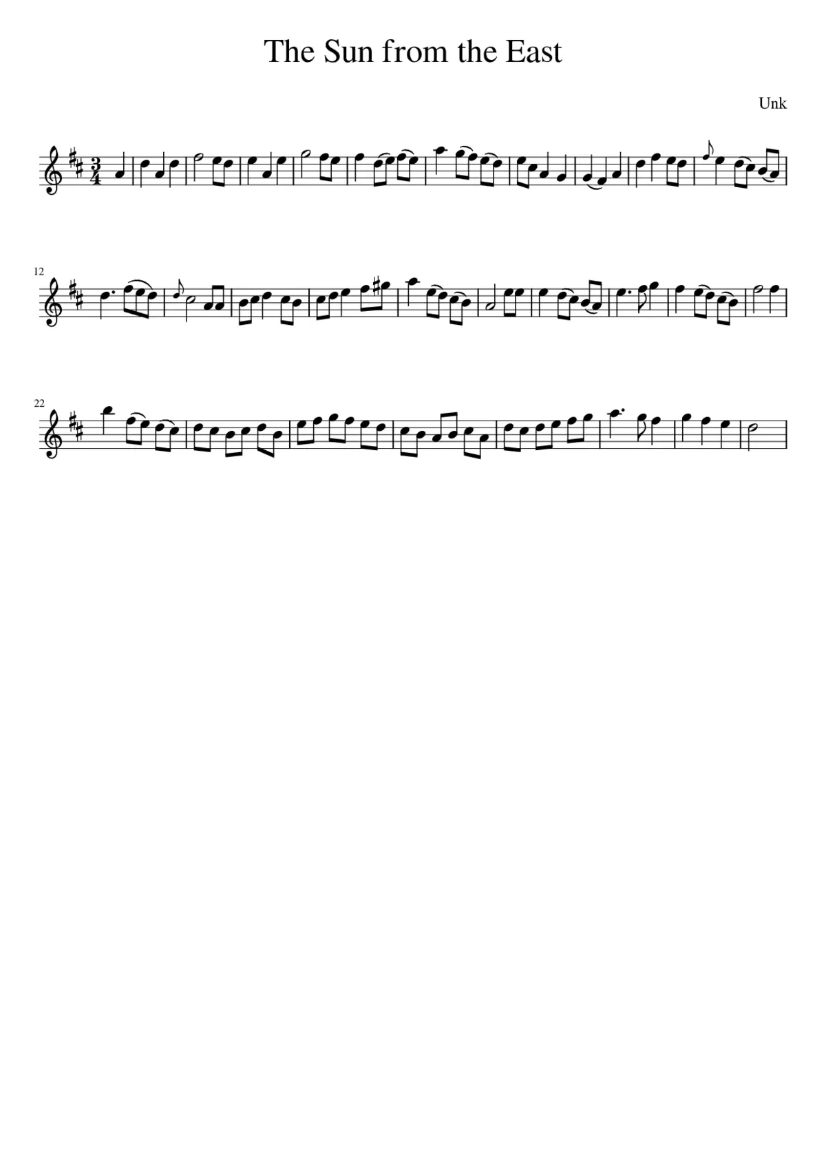 The Sun from the East - Page 1