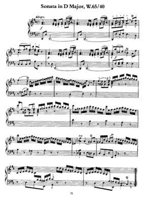 Keyboard Sonata in D major