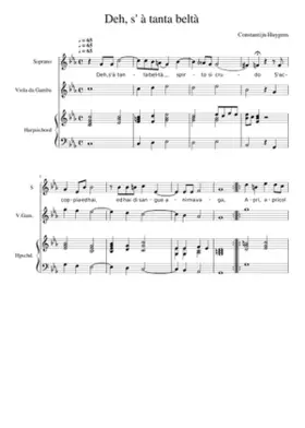 Deh s'a tanta beltá