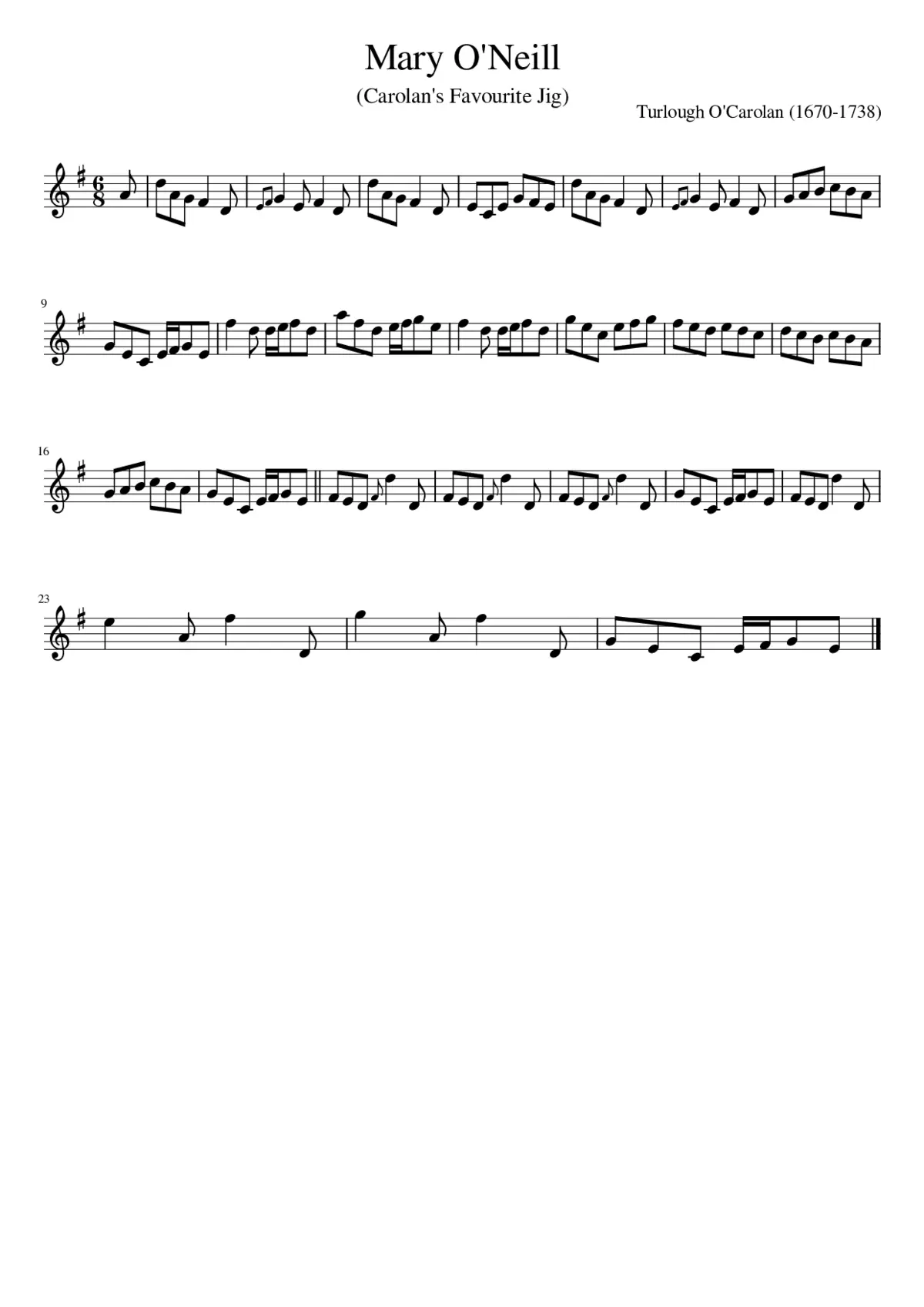 Mary O'Neill - Page 1