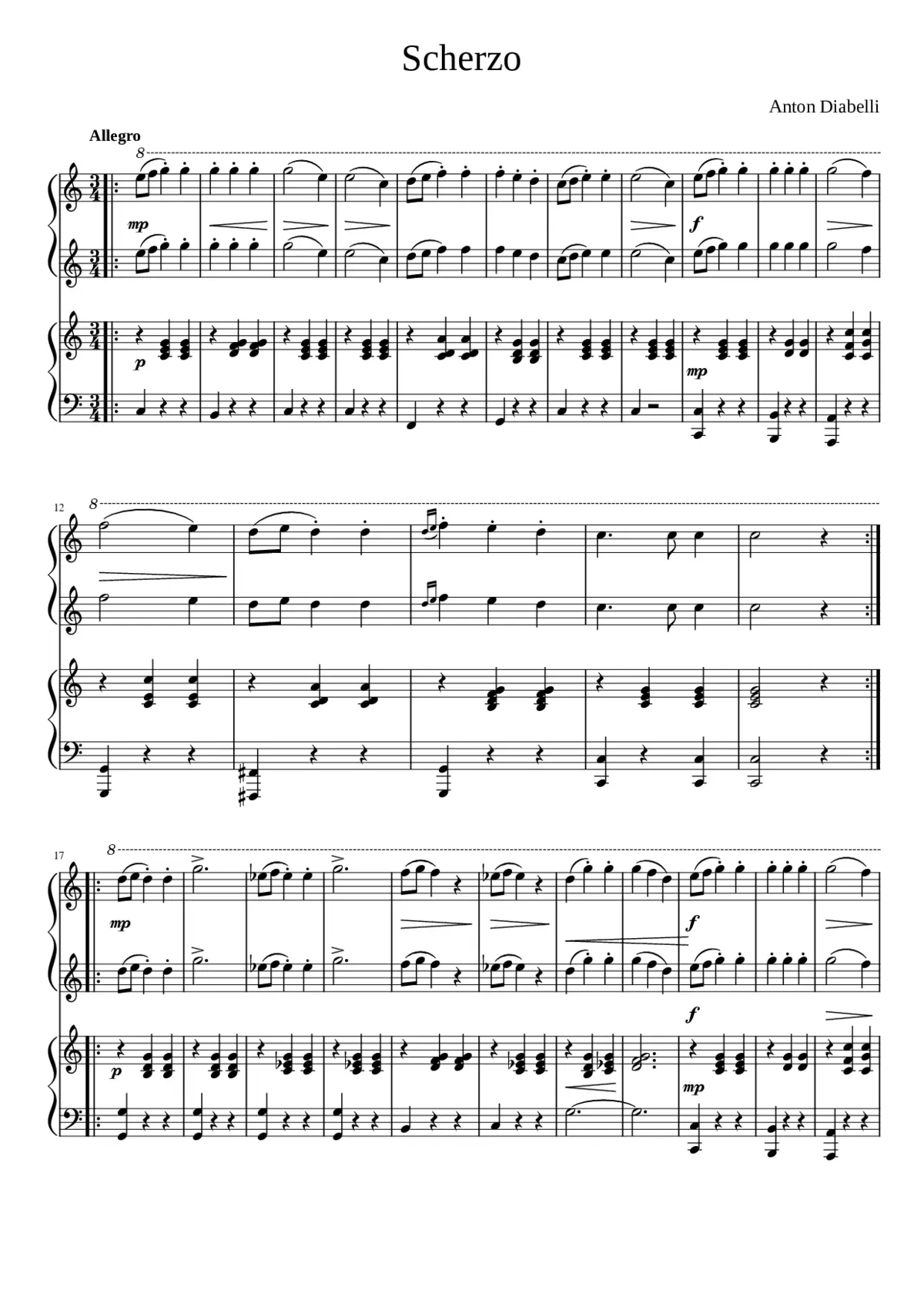 Update Scherzo und Trio - Page 1