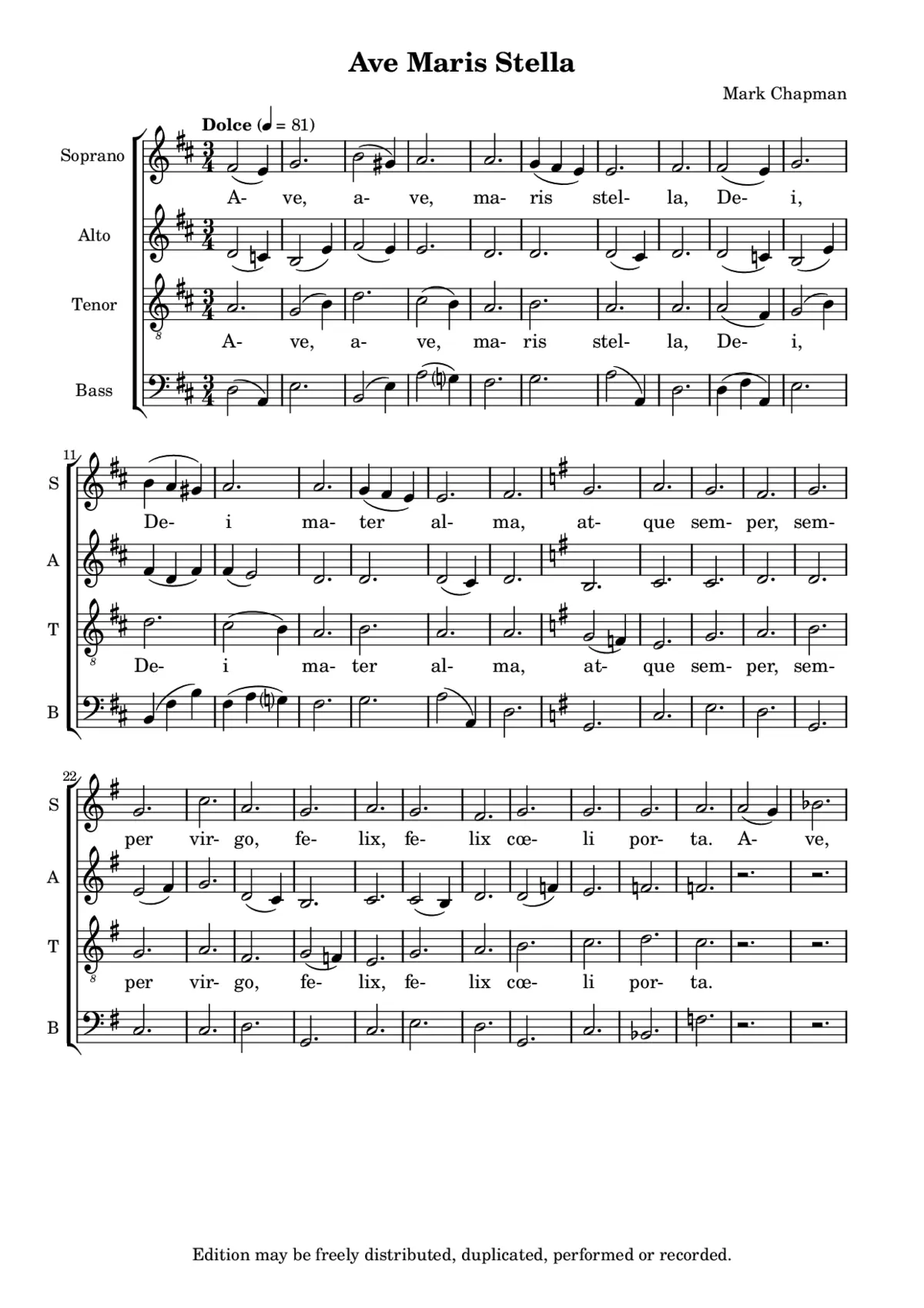 Ave maris stella - Page 1
