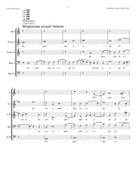 Responsum accepit Simeon